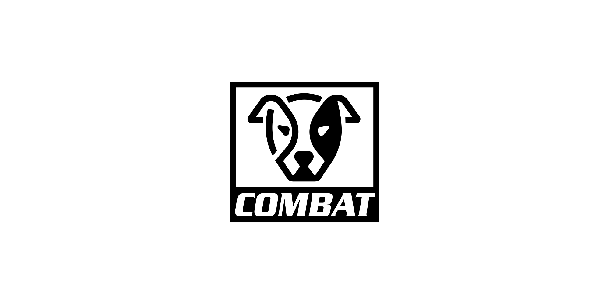 Combat canine supplies logo design brand identity Samadara Ginige