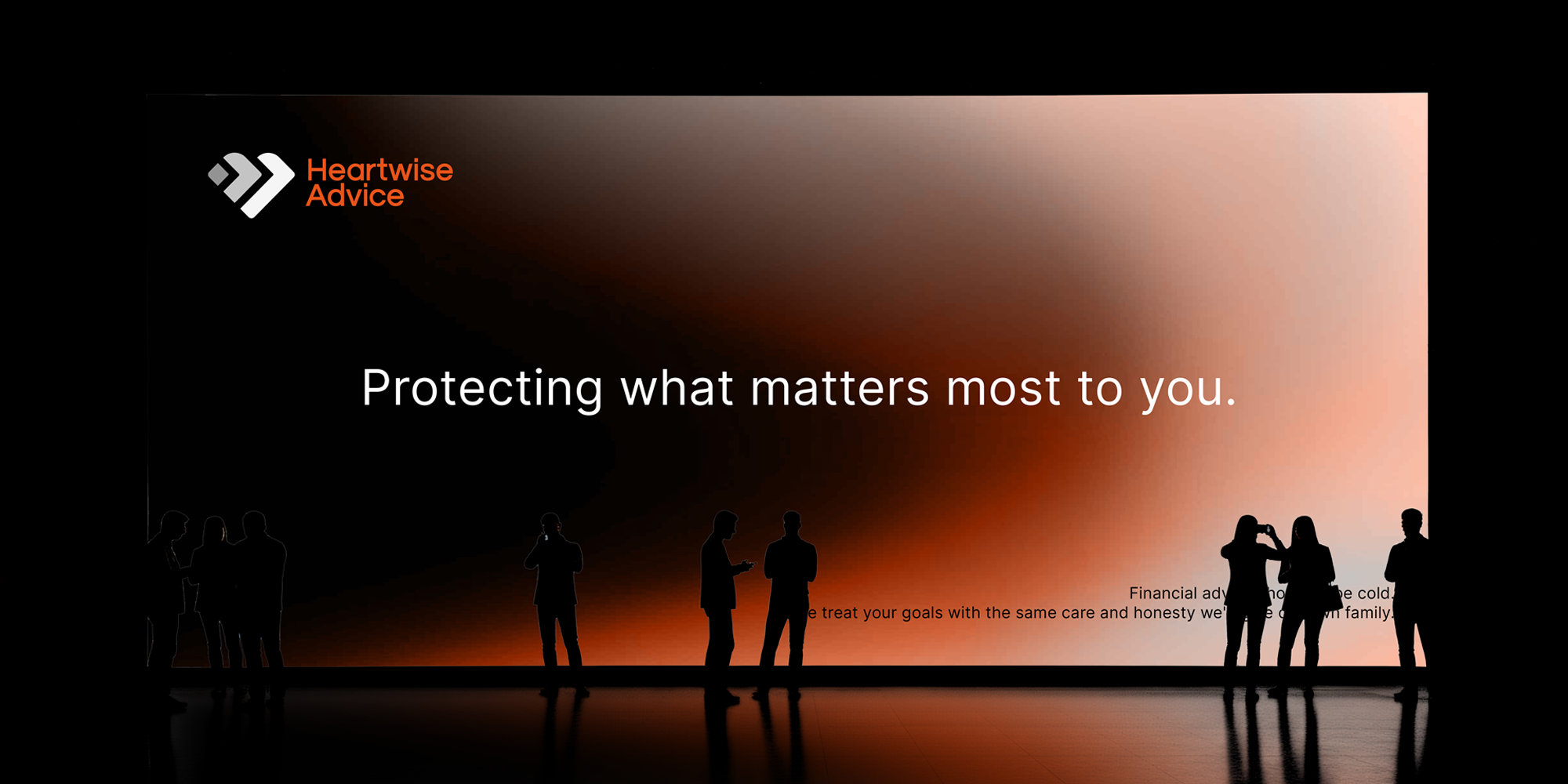 Heartwise Advice financial advice logo design brand identity samadara gangue