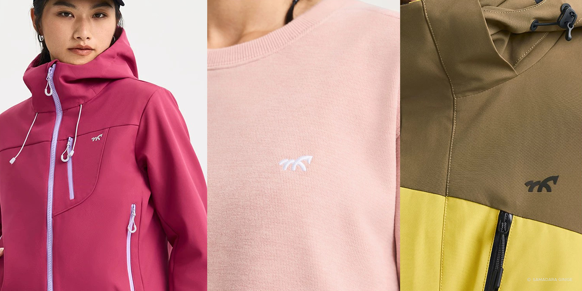 Gogoponi outdoor activewear logo design brand identity Samadara Ginige