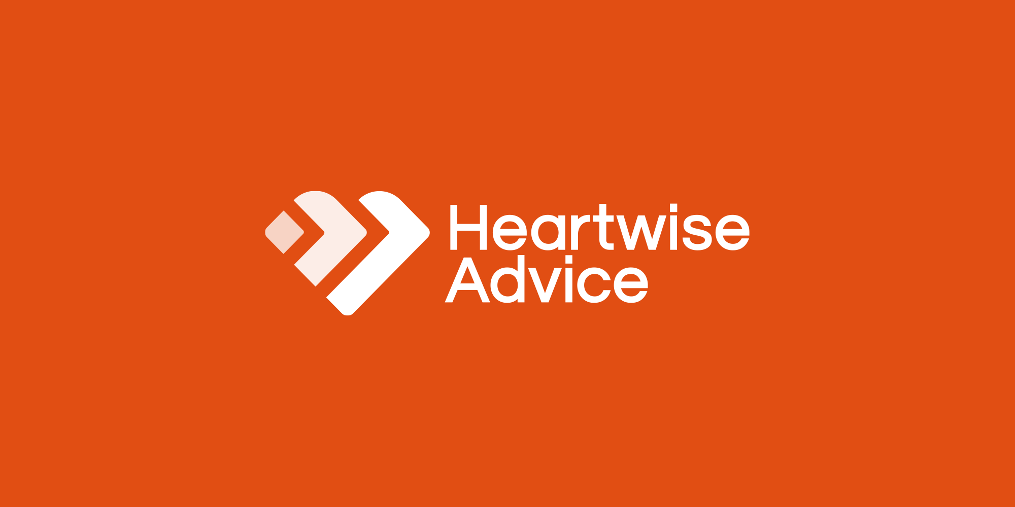 Heartwise Advice financial advice logo design brand identity samadara gangue