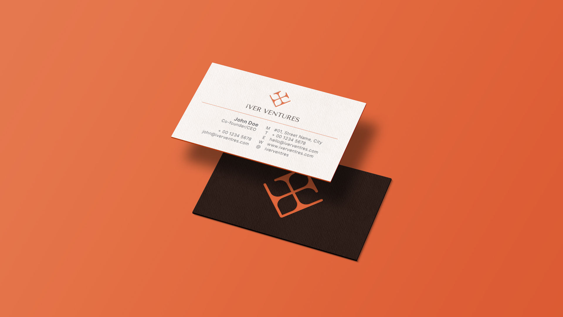 Iver Ventures logo design brand identity Samadara Ginige